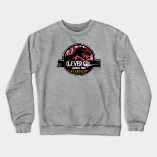 Jurassic Quote Logo - Clever Girl - Robert Muldoon Crewneck Sweatshirt